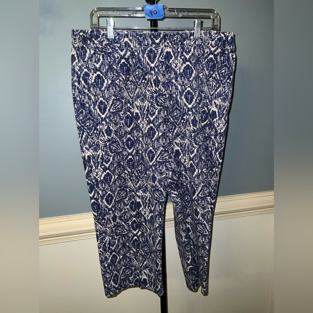 Kim Rogers Light blue tan Pants costal‎ 14
